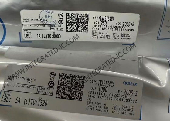INA2134UA 집적 회로 칩 오디오 차동 라인 수신기 SOIC14 오디오 IC