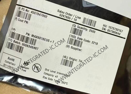 MAX6816EUS 집적 회로 칩 15kV ESD 보호 단일 CMOS 스위치 디바운서