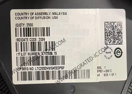 LTC2052HVIS 집적 회로 칩 연산 증폭기 SOIC14 쿼드 제로 드리프트 연산 증폭기