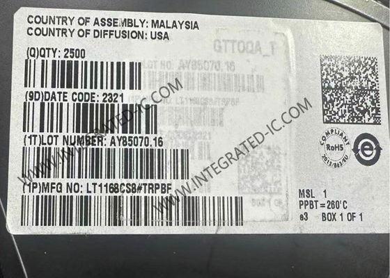 LT1168CS8 집적 회로 칩 400kHz 계측 증폭기 SOIC8 증폭기 IC