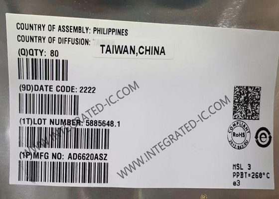 AD6620ASZ 통합 회로 칩 65MSPS 디지털 수신 신호 프로세서