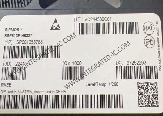 BSP613P 통합 회로 칩 60V P 채널 강화 SIPMOS 전력 MOSFET 트랜지스터