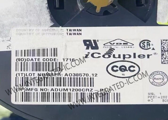 ADUM1200CRZ 통합 회로 칩 2500 Vrms 듀얼 채널 디지털 격리기 SOIC-8