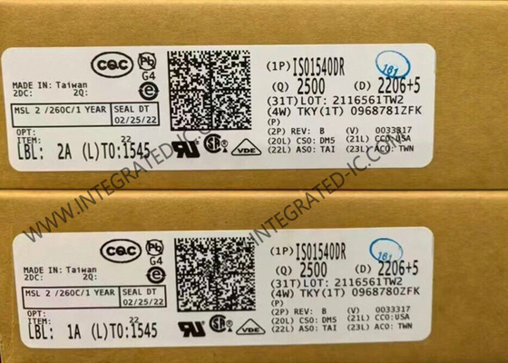 ISO1540DR 통합 회로 칩 2500Vrms 저전력 양방향 I2C 격리기