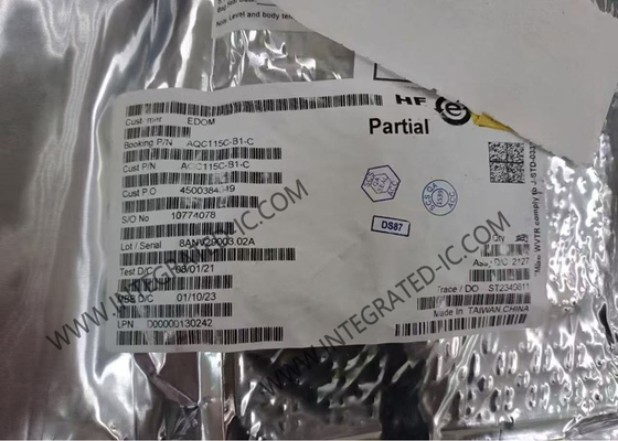 2.5Gbps 피코이에 이더넷 칩 AQC115C-B1-C 단일 포트 4 속도 64FCBGA 집적 회로 칩