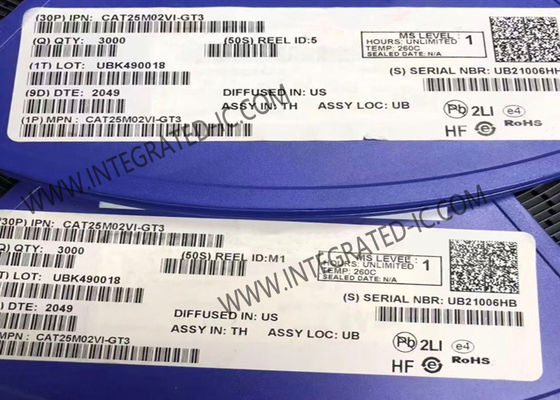 CAT25M02VI-GT3 메모리 IC 칩 2Mbit EEPROM 직렬 메모리 IC (SPI 인터페이스 포함)