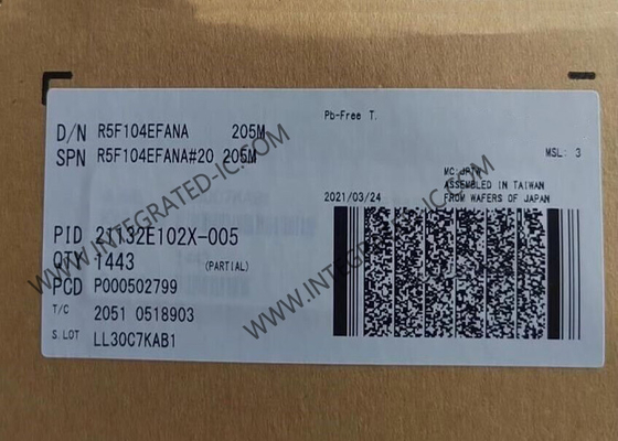 R5F104EFANA 마이크로 컨트롤러 MCU 저전력 16비트 32MHz RL78/G14 마이크로 컨트롤러 40-HWQFN