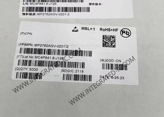 MP2762AGV-0201-Z 융합 회로 칩 6A 융합 FET 및 OTG와 함께 듀얼 파즈 NVDC 벅 부스트 충전기