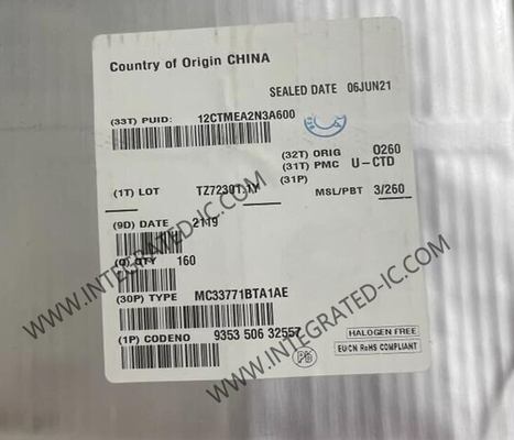 MC33771BTA1AE 융합 회로 칩 14채널 리온 이온 배터리 셀 컨트롤러 IC