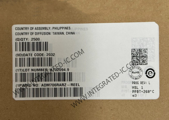 ADM706RARZ 융합 회로 칩 마이크로프로세서 감독 회로 3V 전압 모니터