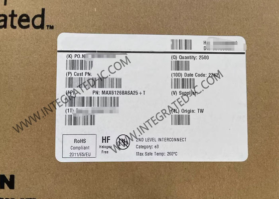 MAX6126BASA25 통합 회로 칩 저출력 시리즈 전압 참조 IC SOIC8