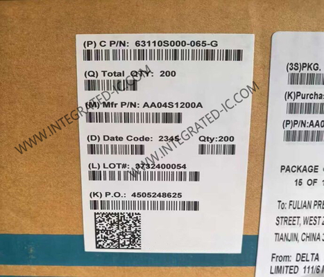 AA04S1200A 집적 회로 칩 4W 단일 출력 AC/DC 전원 모듈