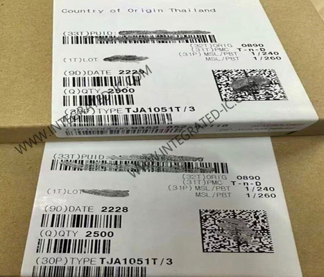 TJA1051T 통합 회로 칩 5Mbps 4.5V ~ 5.5V 고속 CAN 트랜시버