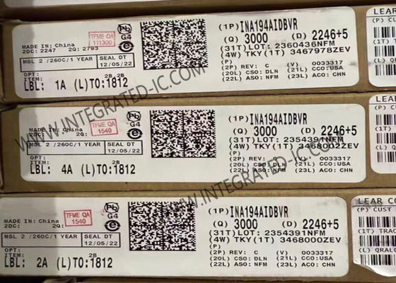 INA194AIDBVR 통합 회로 칩 500kHz 고측 전류 감지 증폭기 (3% 정확도)