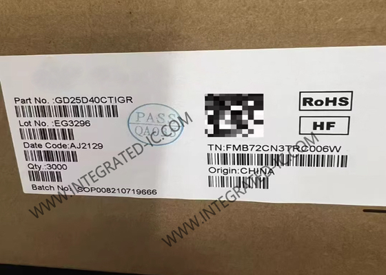 GD25D40CTIGR 메모리 IC 칩 4Mbit SPI NOR 플래시 메모리 SOP-8 시리즈 플래시 메모리