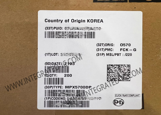 MPX5700DP 센서 IC 700kPa 7mA 5V 차차 압력 센서