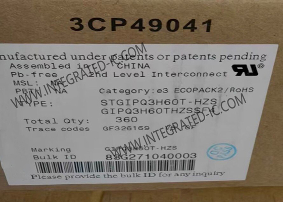 STGIPQ3H60T-HZ 자동차 IGBT 모듈 3A 600V 3상 인버터 브리지 IGBT 모듈