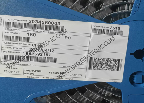 203456-0003 커넥터 1A 30V 미러 메즈 헤르마프로디틱 보드 투 보드 커넥터