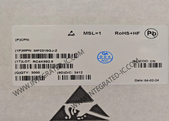 MP2315GJ 집적 회로 칩 3A 24V 동기식 강압 컨버터 TSOT-23-8