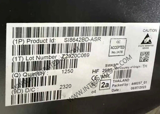 SI8642BD-ASR 집적 회로 칩 저전력 쿼드 채널 150Mbps 디지털 절연기