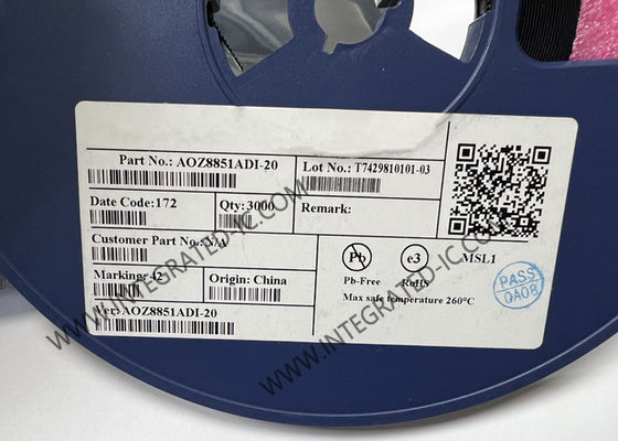 AOZ8851ADI-20 통합 회로 칩 20V 양방향 일시 전압 억제기 다이오드 0.4pF 양방향 TVS