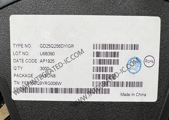 GD25Q256DYIGR 메모리 IC 칩 256Mbit 104MHz SPI 또는 플래시 메모리 WSON-8