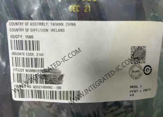 AD5274BRMZ-100 집적 회로 칩 디지털 전위차계 256-포지션 DigiPOT