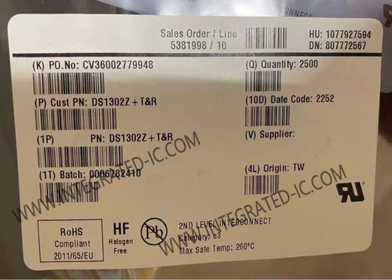 DS1302Z 집적 회로 칩 미세 충전 시간 기록 칩 31B 직렬 주소 RTC