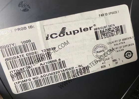 ADUM2201ARWZ 통합 회로 칩 5000Vrms 듀얼 채널 디지털 격리기 SOIC16