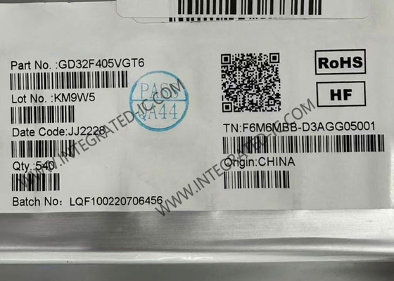GD32F405VGT6 마이크로 컨트롤러 MCU 168MHz Arm Cortex-M4 32비트 MCU LQFP-100