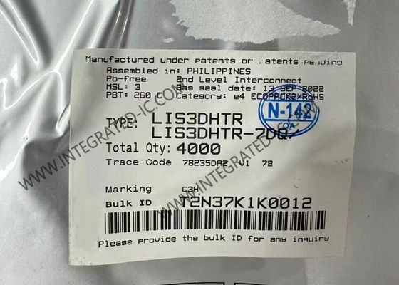 LIS3DHTR 센서 IC 초저전력 고성능 3축 가속도계