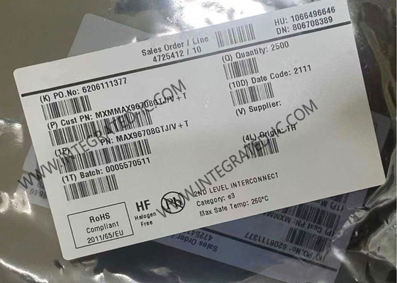 MAX96708GTJ 융합 회로 칩 14비트 GMSL 디세리얼라이저
