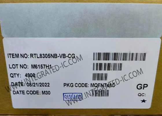 RTL8305NB-VB-CG 이더넷 IC 단일 칩 5포트 10/100M 이더넷 스위치 컨트롤러