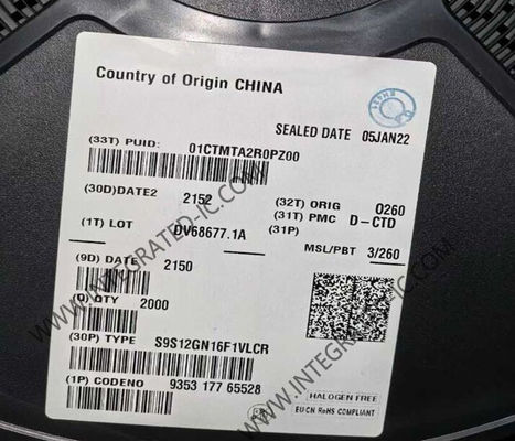 S9S12GN16F1VLCR 16비트 HCS12 마이크로컨트롤러 MCU, 25MHz 속도 및 16kB 프로그램 메모리, LQFP32 패키지