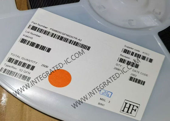 PS8803CQFN52GTR 집적 회로 칩 USB-C 10Gbps 스위치 IC, USB 3.1 Gen2 응용 분야용 QFN52 패키지