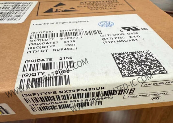 NX20P3483UK 집적 회로 칩 USB 전력 공급 IC, USB-C 3.0, 3.4A 작동 전류, 2.7V ~ 5.5V 작동 전압