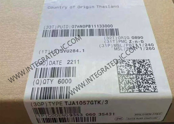 TJA1057GTK 집적 회로 칩 300mV 고속 CAN 트랜시버 HVSON-8