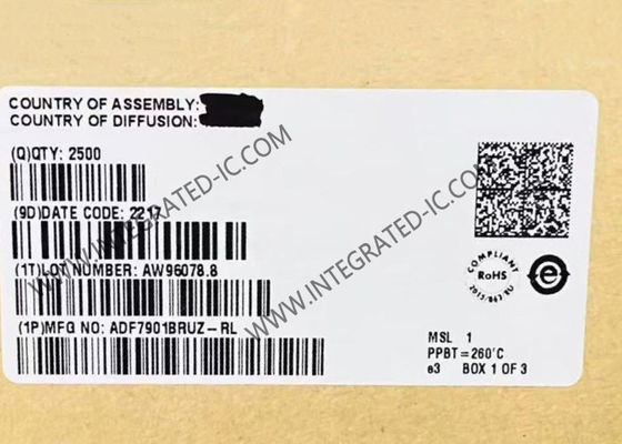 ADF7901BRUZ 고성능 ISM 대역 OOK/FSK 송신기 IC, 369.5MHz ~ 395.9MHz 주파수 및 50kbps 데이터 속도