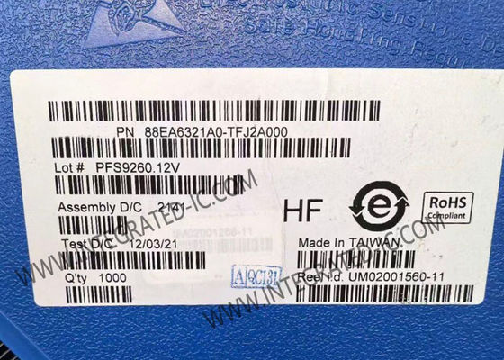 88EA6321A0-TFJ2A000 자동차 등급 1 이더넷 IC 물리 계층 트랜시버 (100/1000BASE-T1)