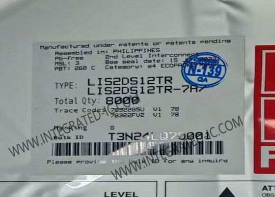 LIS2DS12TR 센서 IC 고성능 3축 MEMS 디지털 출력 모션 센서