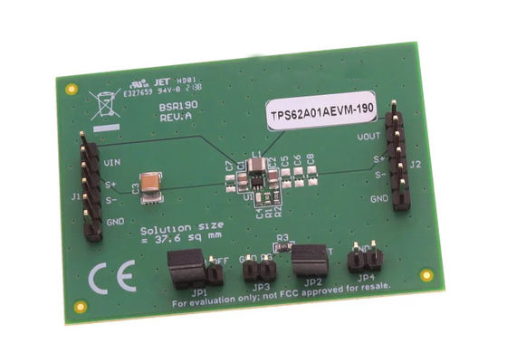 TPS62A01AEVM-190 Embedded Solutions PWM Synchronous Step-Down Converter Evaluation Board