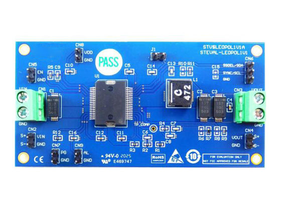 STEVAL-LEOPOL1V1 임베디드 솔루션 5A 모노리틱 동기 스위칭 조절기 평가판