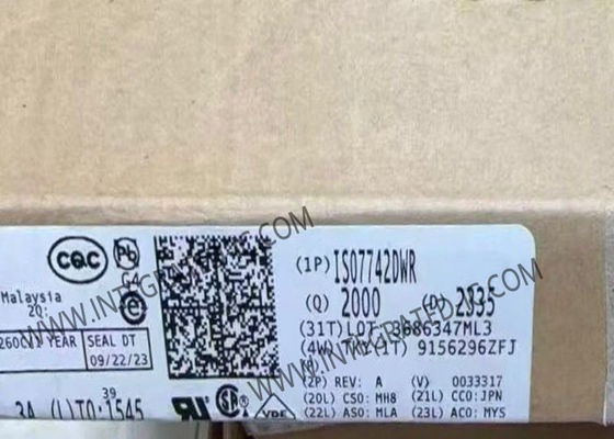 ISO7742DWR High-Speed Quad-Channel Digital Isolator with 5000 Vrms Isolation and 100 Mb/s Data Rate