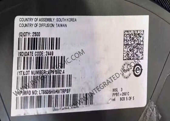 융합 회로 칩 LT8636HV 42V 7A 피크 동기 스텝 다운 조용 스위처