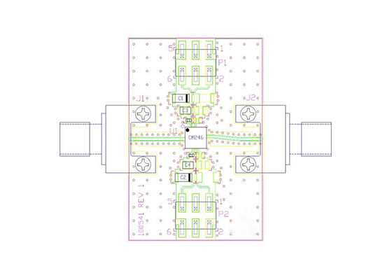CMD246C4-EVB 임베디드 솔루션 8GHz ~ 22GHz 저단계 노이즈 증폭기 평가판