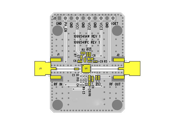 QPA9501PCB401 임베디드 솔루션 3-스테이지 LTE-U/LAA 전력 증폭기 평가 보드