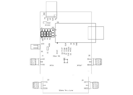 RFSA3713PCK-410 임베디드 솔루션 5MHz ~ 6000MHz 디지털 단계 감소기 평가판