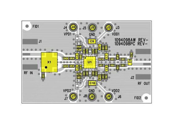 TQP3M9041-PCB 임베디드 솔루션 2.5GHz ~ 2.7GHz TQP3M9041 저잡음 증폭기 평가 보드