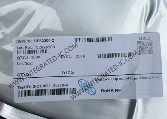 BES2300-Z BT 5.0 오디오 칩, 120dB SNR 및 액티브 노이즈 캔슬링 True Wireless IC