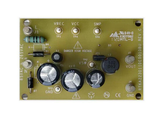 RTKA223011DE0010BU 내장 솔루션 RAA223011 고전압 벅 변환기 평가 위원회
